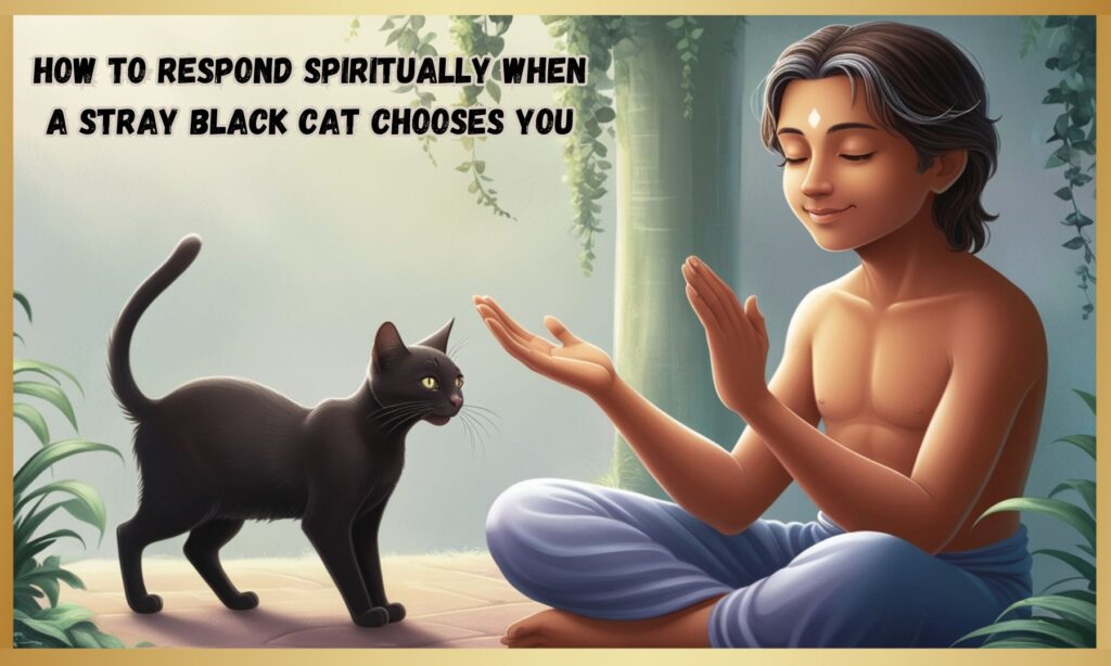 How to Respond Spiritually When a Stray Black Cat Chooses You