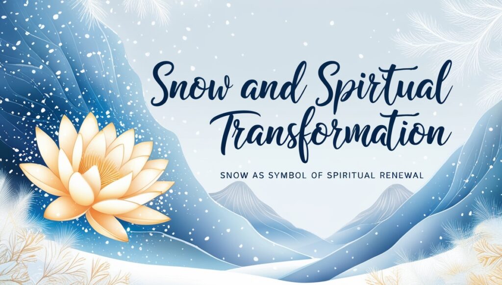 Snow and Spiritual Transformation