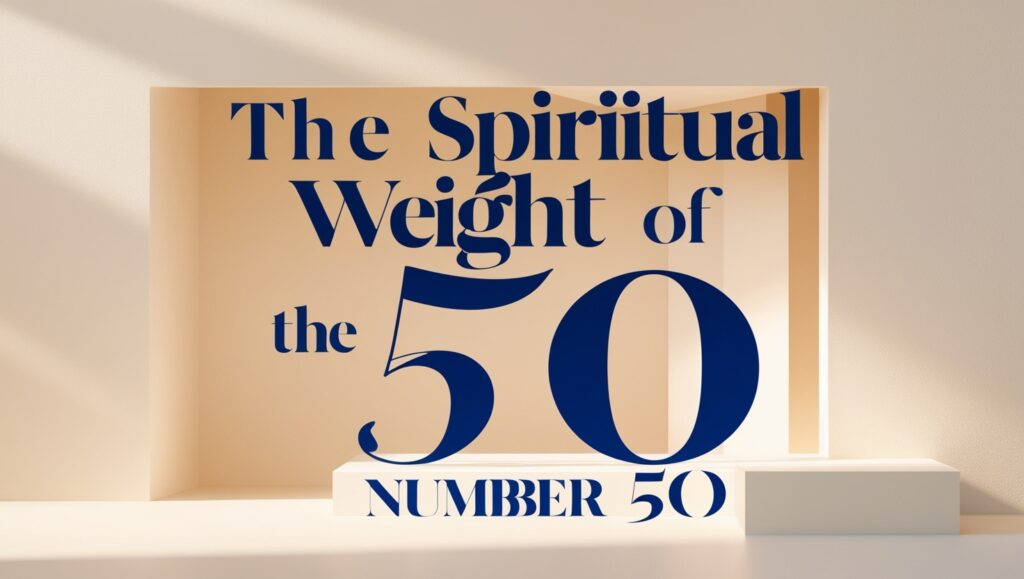 The Spiritual Weight of the Number 50