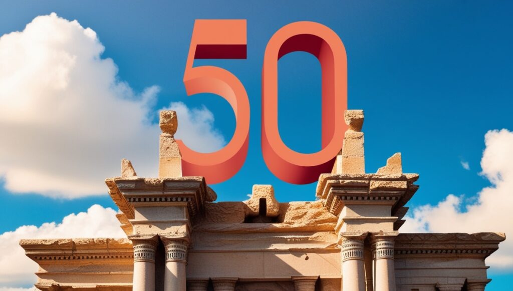 The Number 50 and Biblical Structures