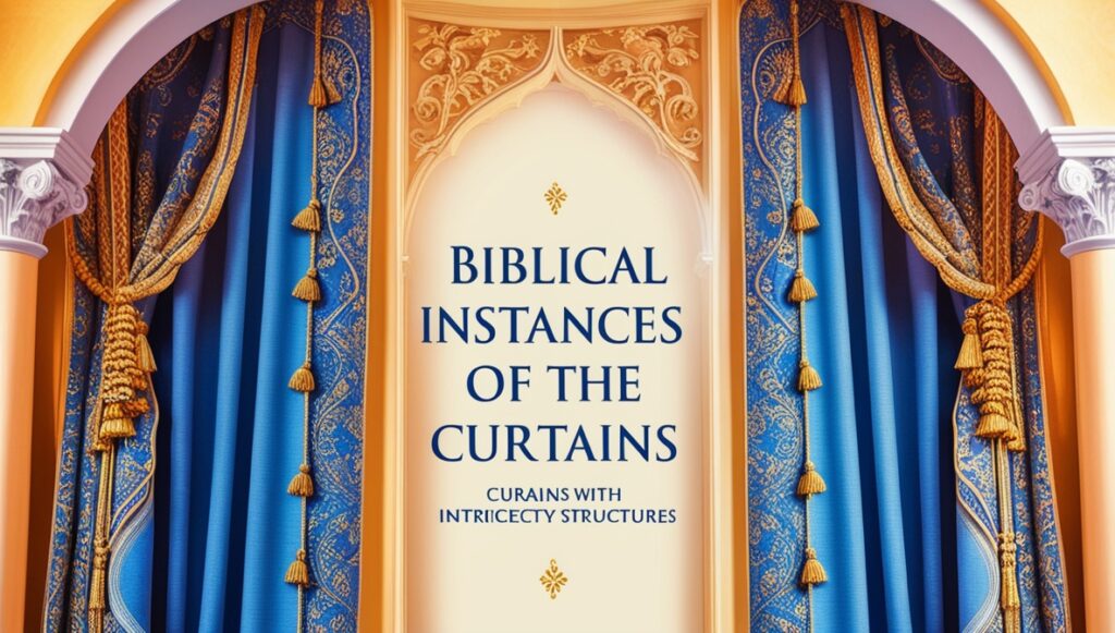 Biblical Instances of Curtains