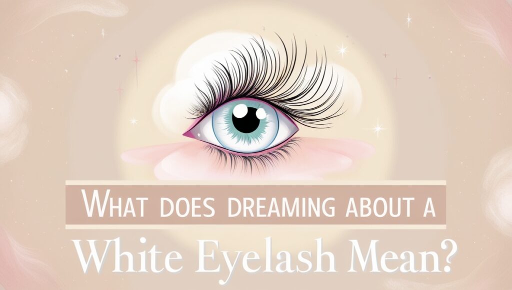 What Does Dreaming About a White Eyelash Mean?