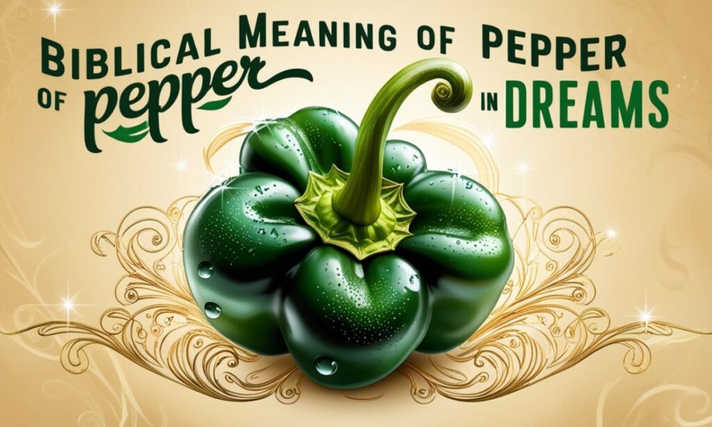 Biblical Meaning of Pepper in Dreams