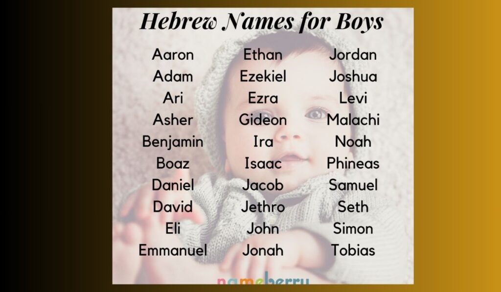 Hebrew Names