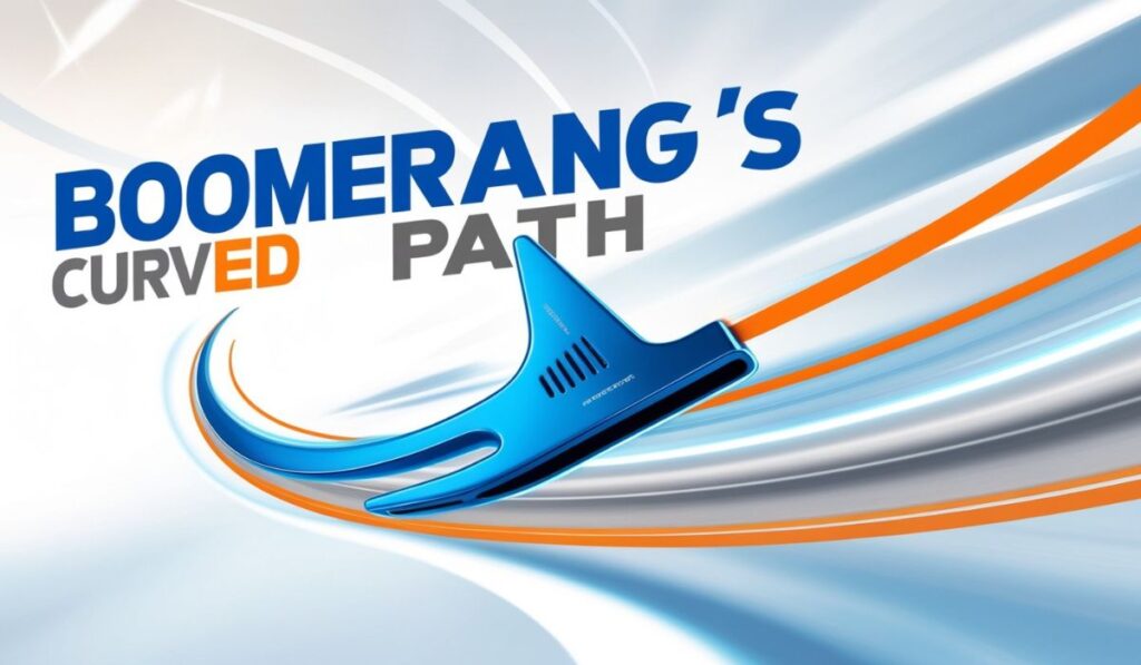 Boomerang’s Curved Path