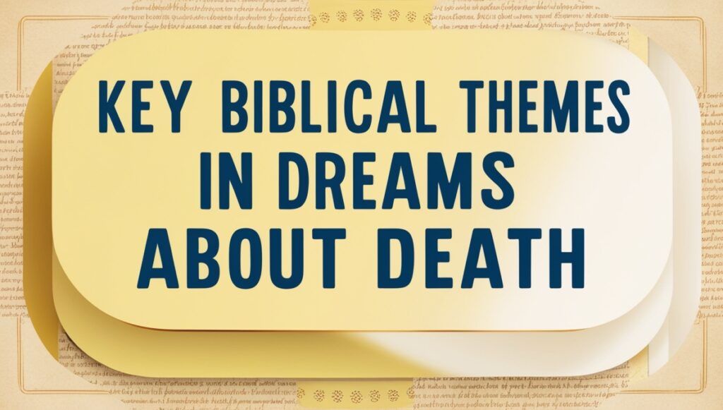 Key Biblical Themes in Dreams About Death