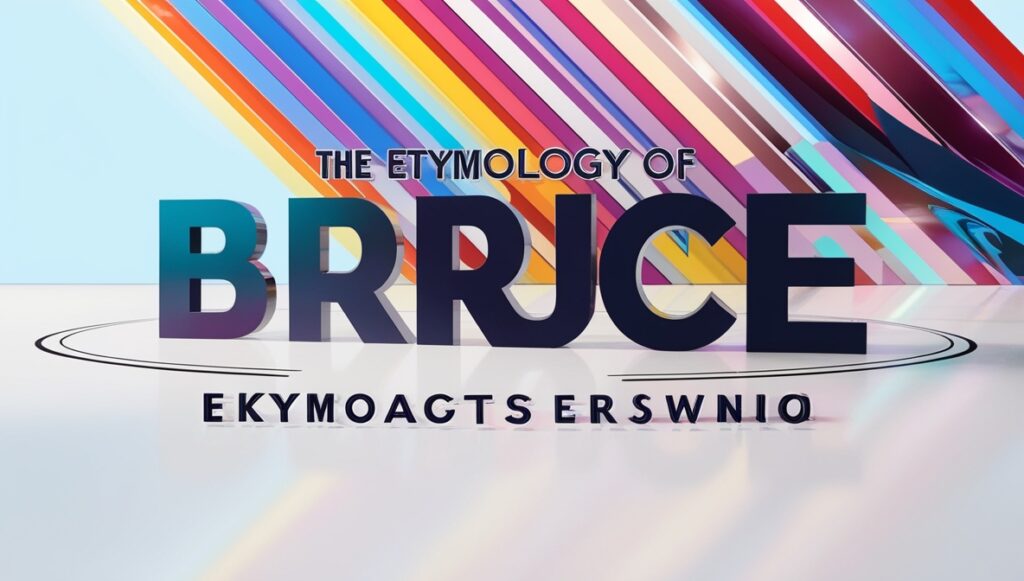 Etymology of 'Bruce