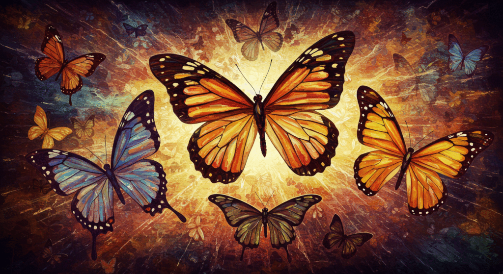 Butterflies as Divine Revelation Symbols