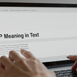 JSP Meaning in Text