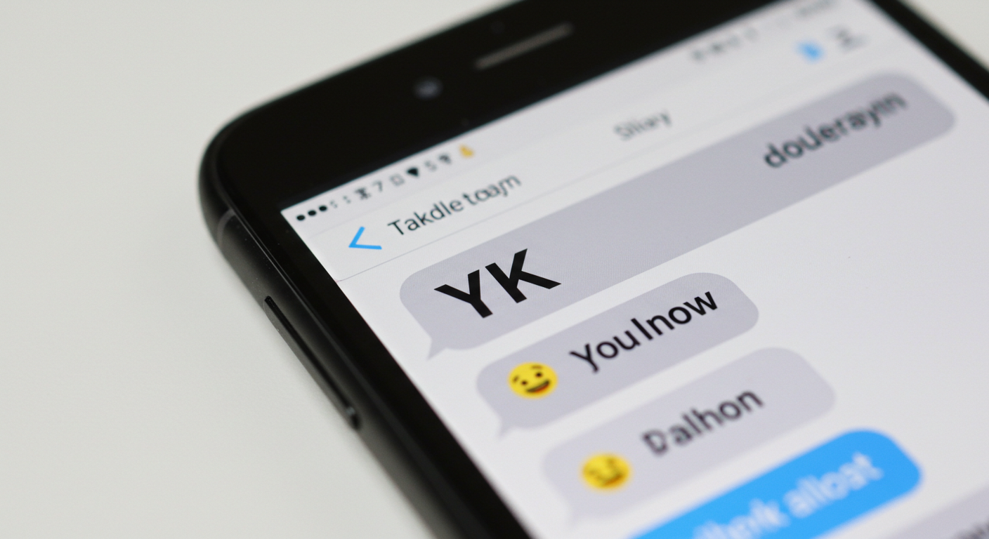 YK Meaning in Text: