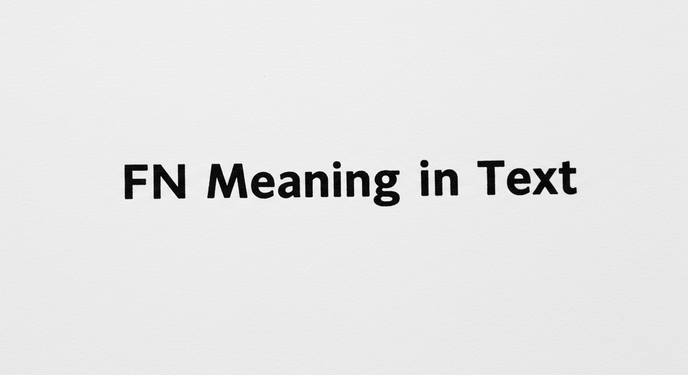 FN Meaning in Text