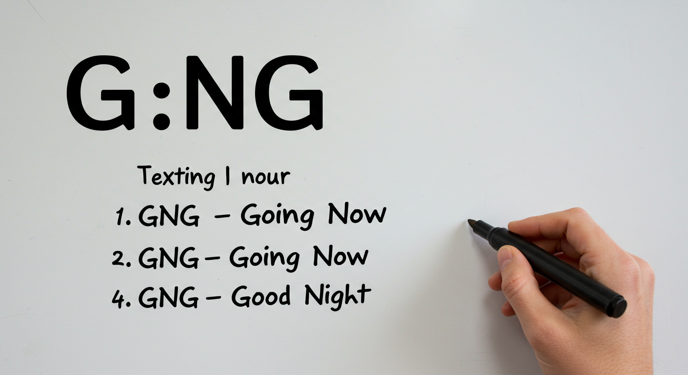 GNG Meaning in Text