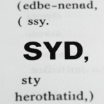 SYD Meaning in Text