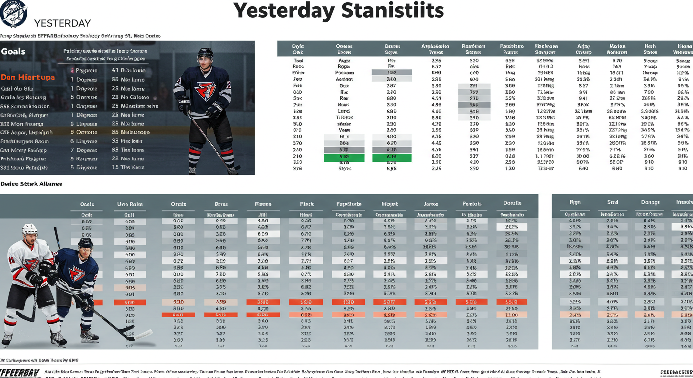 SFFAREHockey Statistics Yesterday