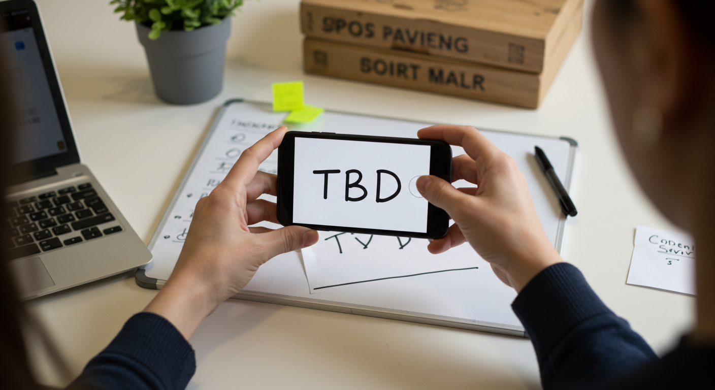 TBD Meaning in Text