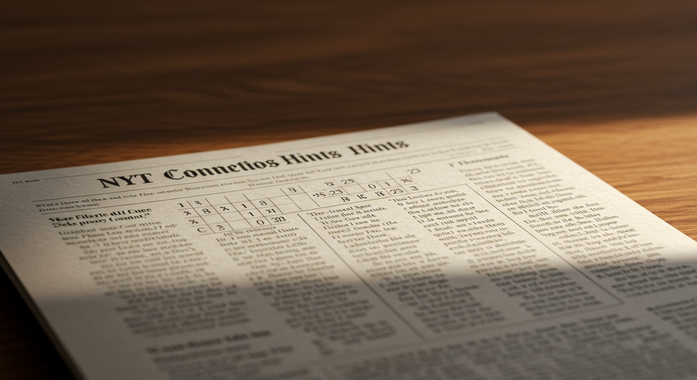 NYT Connections Hints