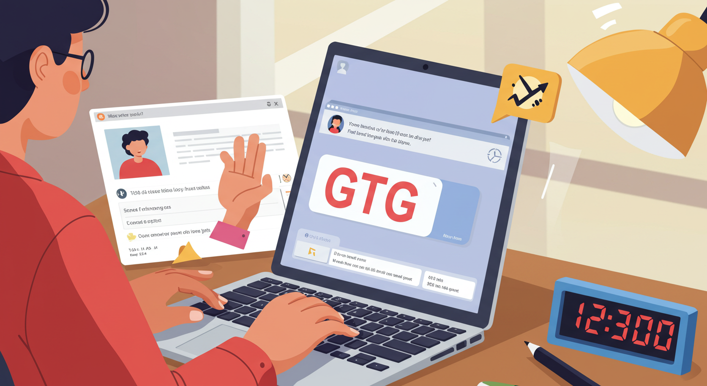 GTG Meaning in Text